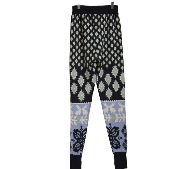 Intimately Free People Fuzzy Feelings pajama pants, Fair Isle, Soft girl, lounge - Picture 2 of 4